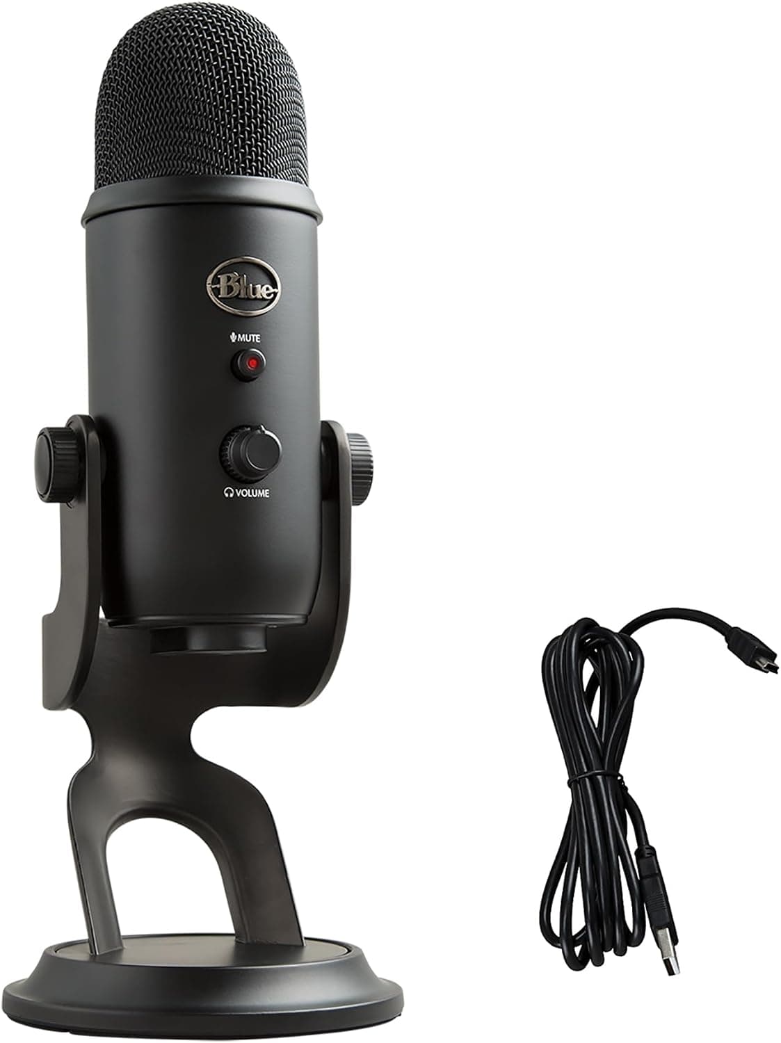 Logitech Blue Yeti USB Microphone with Blue VO!CE, 4 Pickup Patterns