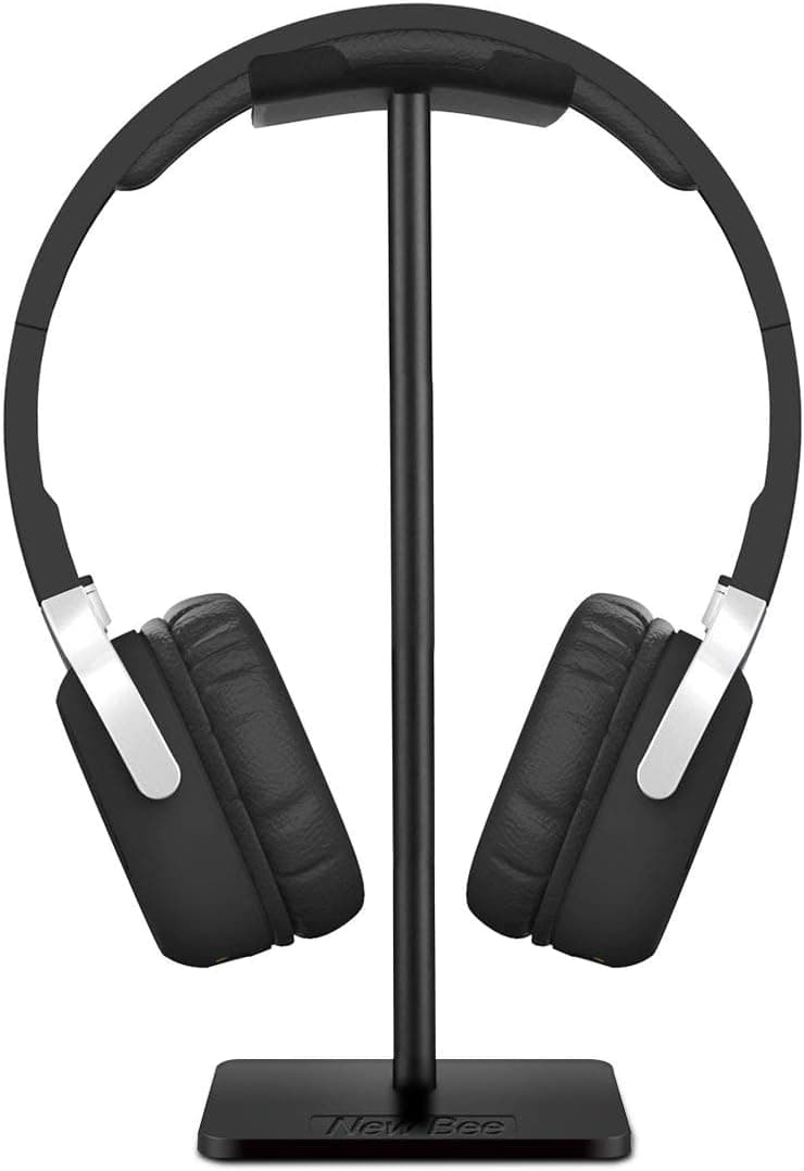 New Bee Headphone Stand Headset Holder with Aluminum Supporting Bar