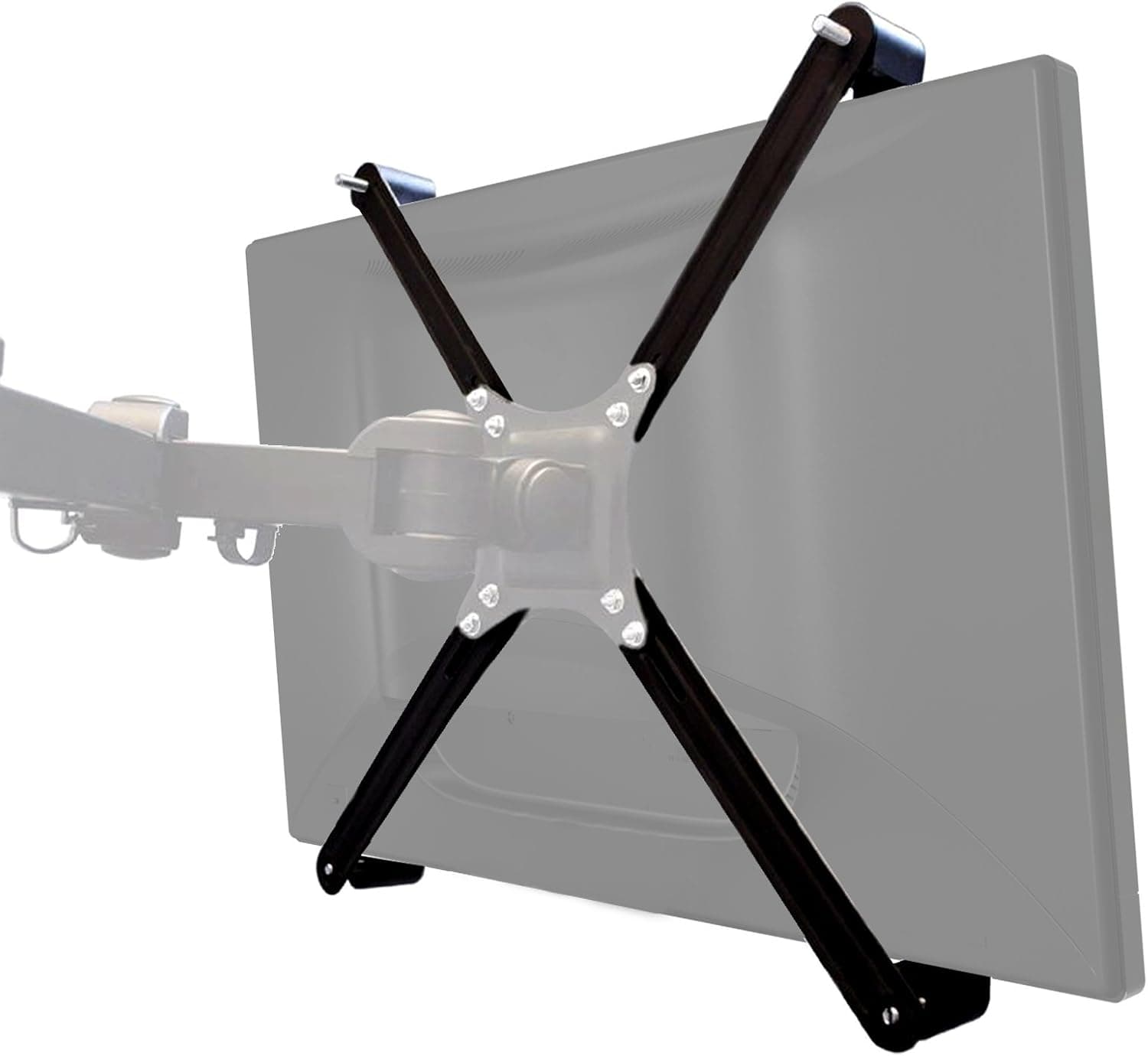 Pukkr Non-VESA Monitor Adapter Mount Kit, 20-27 inch, supports 10KG