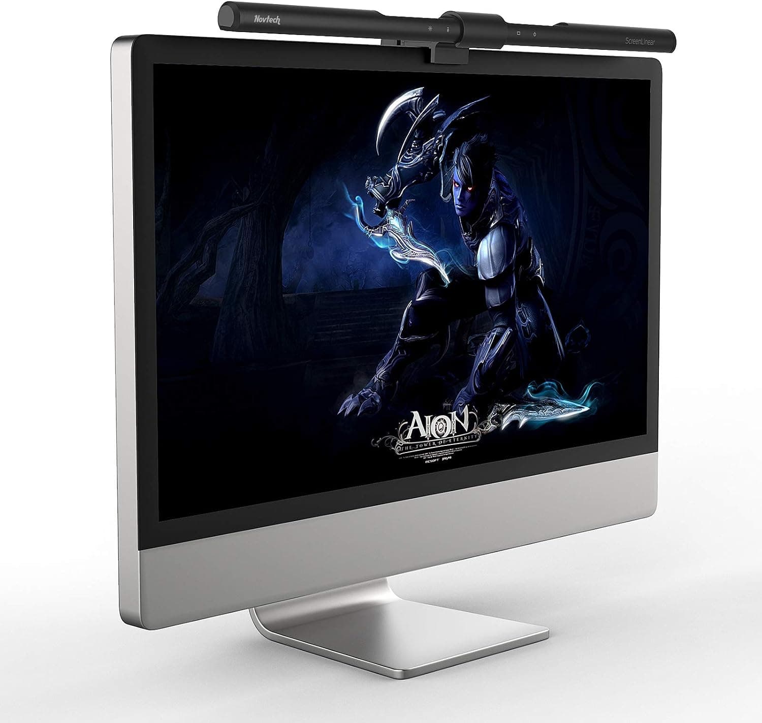 Novtech Computer Monitor Light Bar with Auto-Dimming and Stepless Hue Adjustment