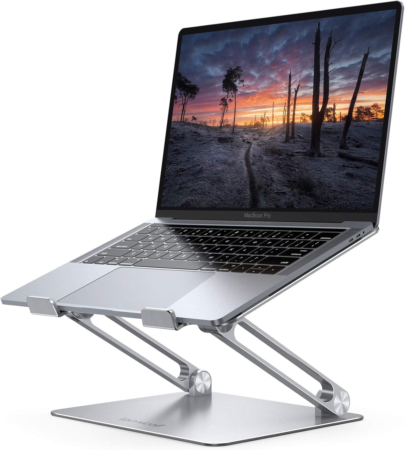 Lamicall Adjustable Laptop Stand, Foldable Aluminum Riser, 10-17.3 inch