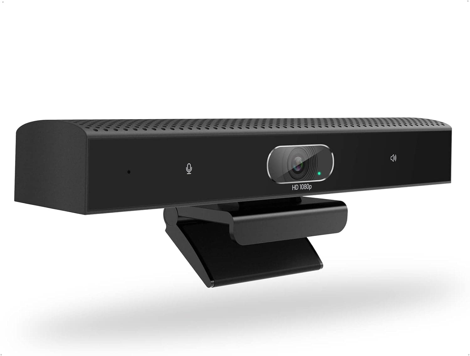 PolaTab Conference Room Camera 3-in-1 1080p Webcam with Mic and Speaker