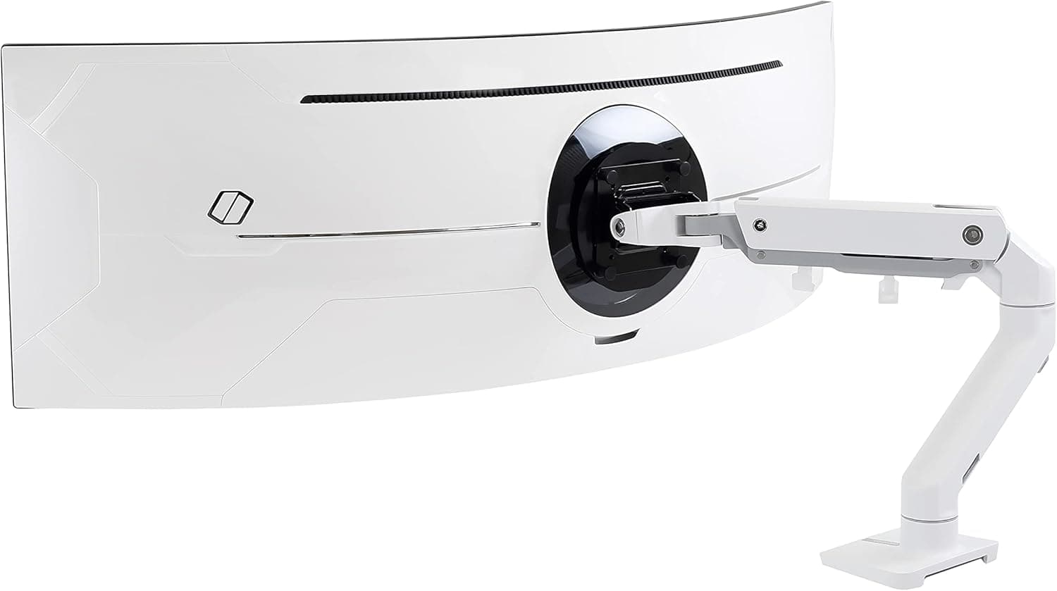 Ergotron HX HD Premium Gaming Monitor Arm, Ultrawide up to 49 inch, White
