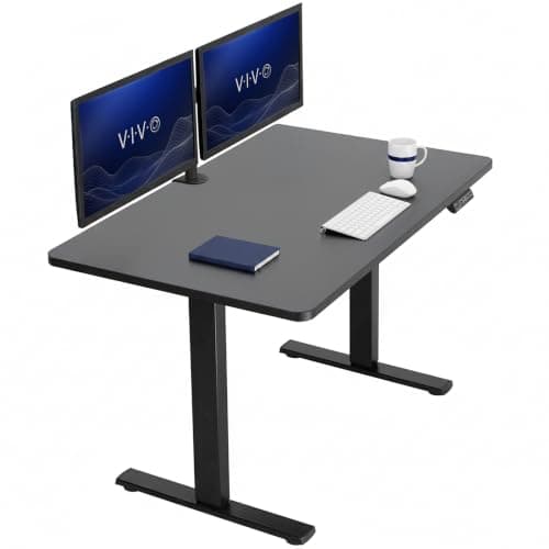 VIVO Black 48 x 30 in Standing Desk, DESK-KIT-1B5B