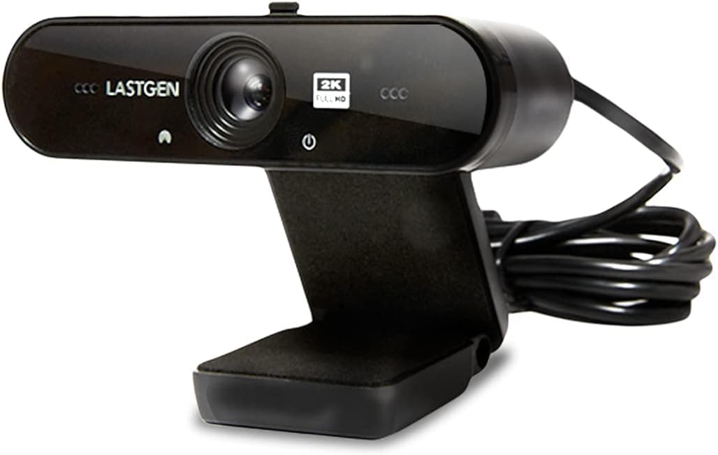 LAST GEN Full 2K Webcam 4MP 1080p Auto-Focus with Privacy Cover