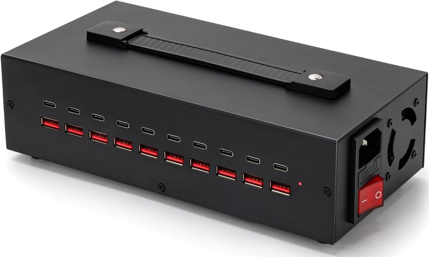 200W USB-C Charging Station, 20 Port (10 USB A & 10 USB-C) Desktop Charger