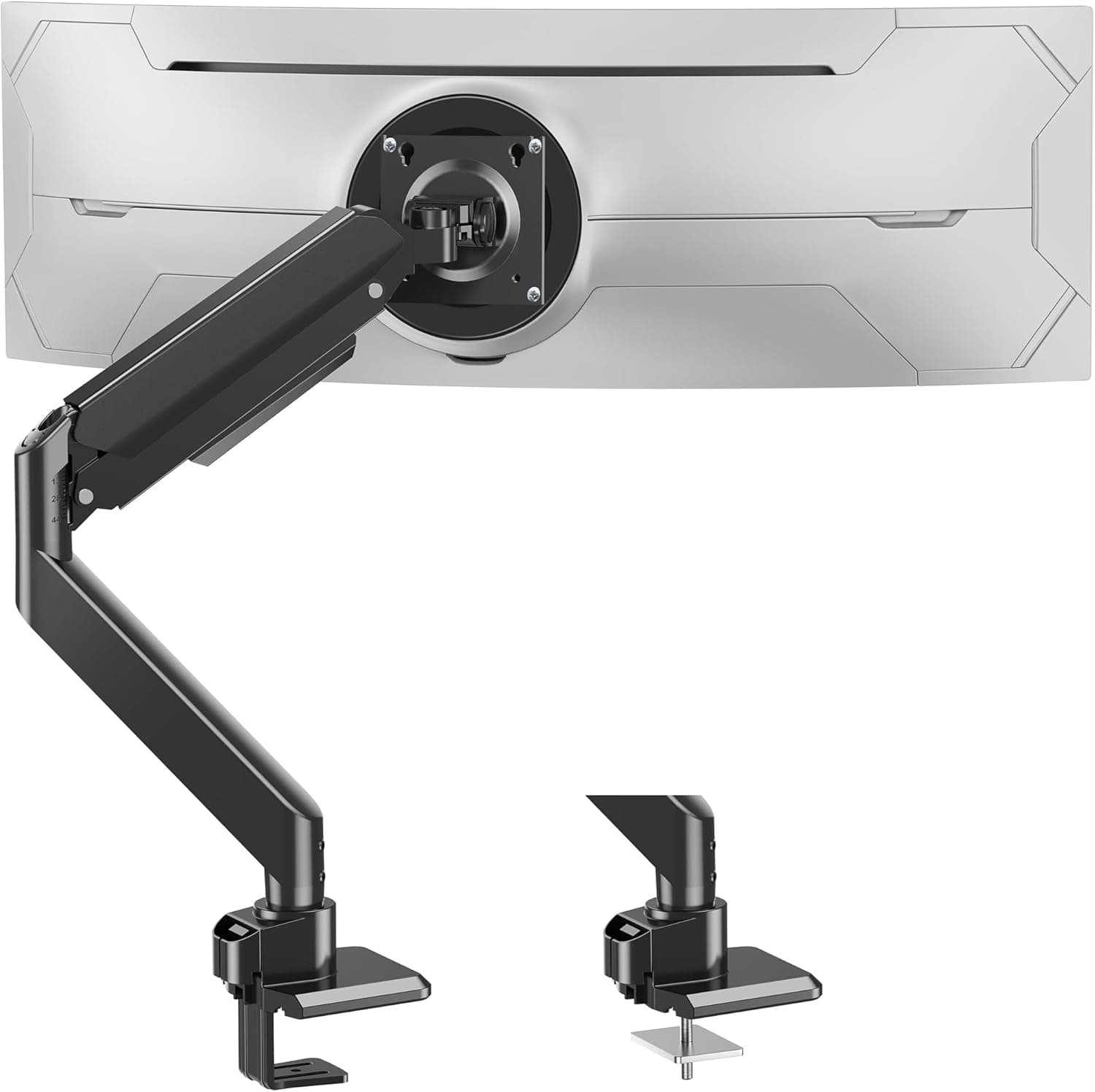 MOUNTUP Heavy Duty Monitor Arm for 49 inch, 44 lbs Curved Ultrawide