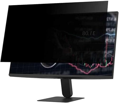VANCKLE Privacy Screen for Computer Monitor 21.5 Inch(16:9 Aspect Ratio, 476 * 268mm), Removable Matte Anti Glare Blue Light Protector Private Security Filter, 2-Pack